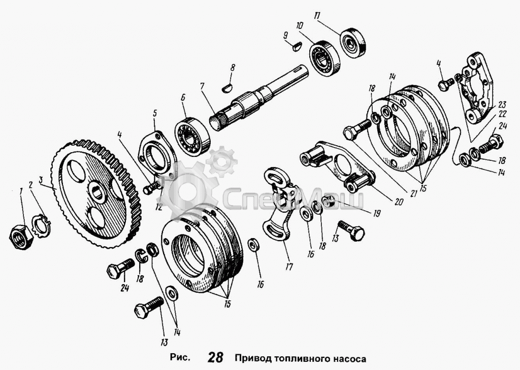 Привод топливного насоса высокого давления Привод топливного насоса высокого давления